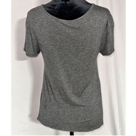 Gold Elephant Gray Shirt, Criss Cross on Bodice, - Picture 4 of 6